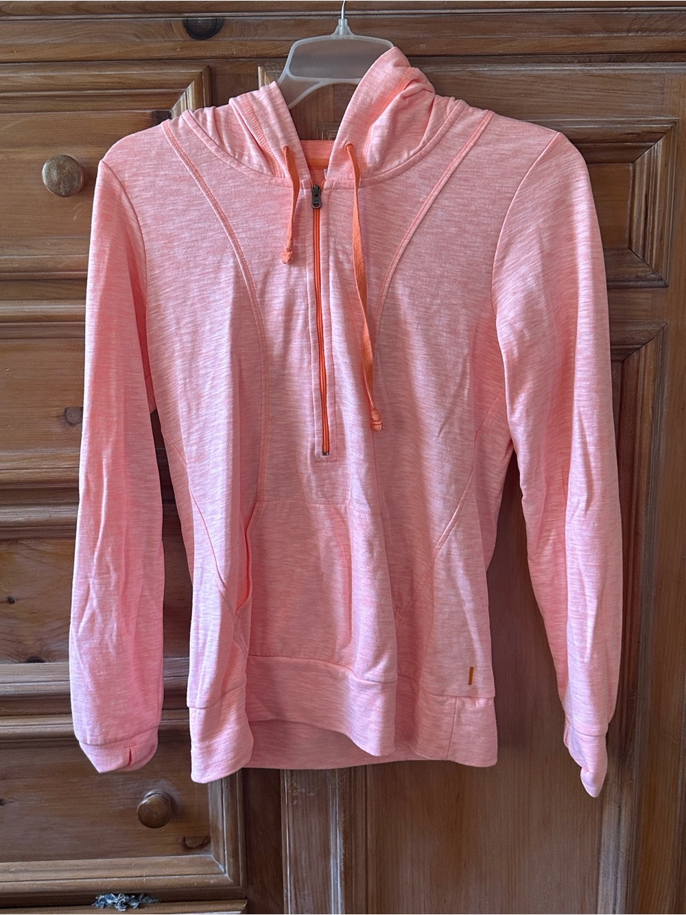 Lucy Orange Half-Zip Hoodie